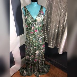 H&M Ruffle Maxi Dress